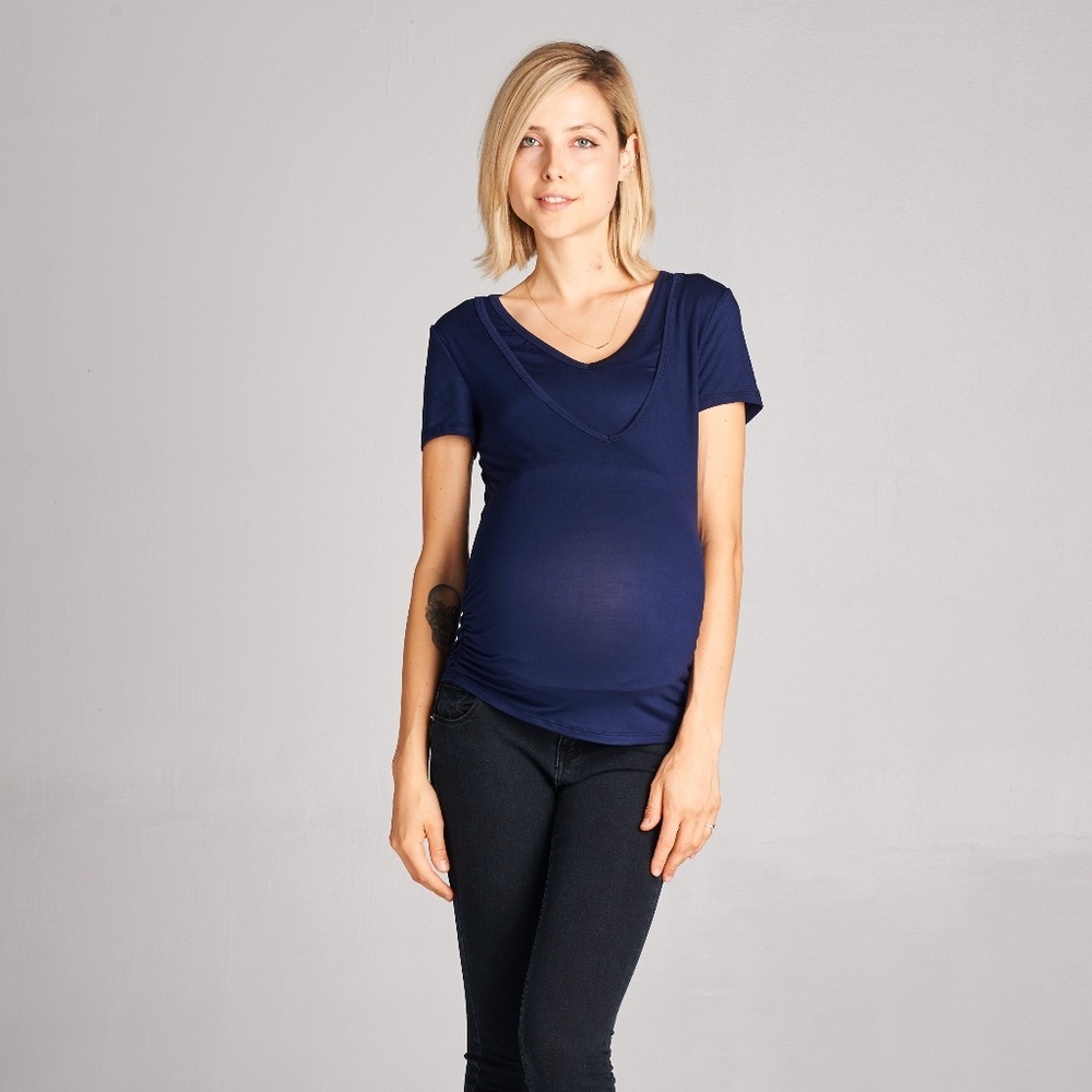 <CMT1329>Suplice Maternity/Nursing Long Sleeve Tee